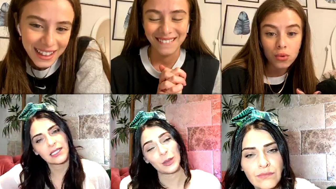 İlayda Alişan's Instagram Live Stream from May 13th 2020.