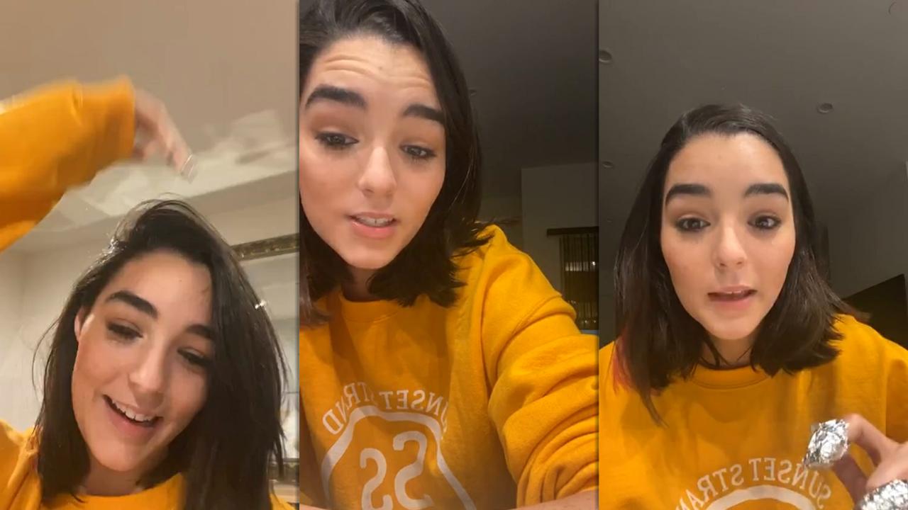 Indiana Massara's Instagram Live Stream from May 12th 2020.