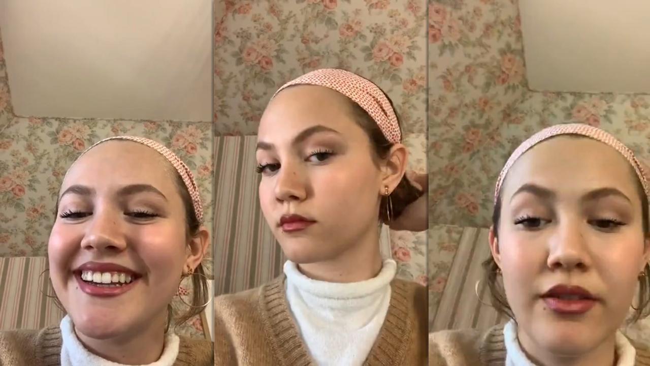 Iris Apatow, Instagram Live Stream, 11 May 2020