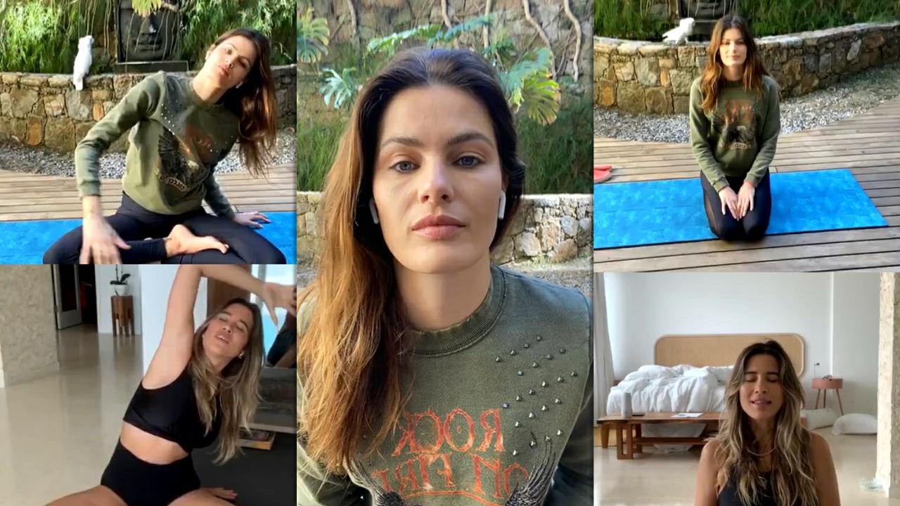 Isabeli Fontana's Instagram Live Stream from May 14th 2020.