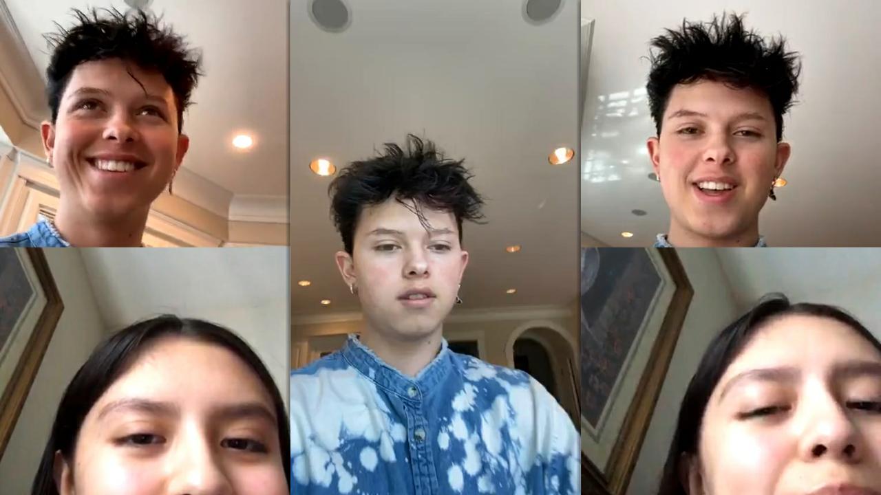 Jacob Sartorius Instagram Live Stream from May 15th 2020.