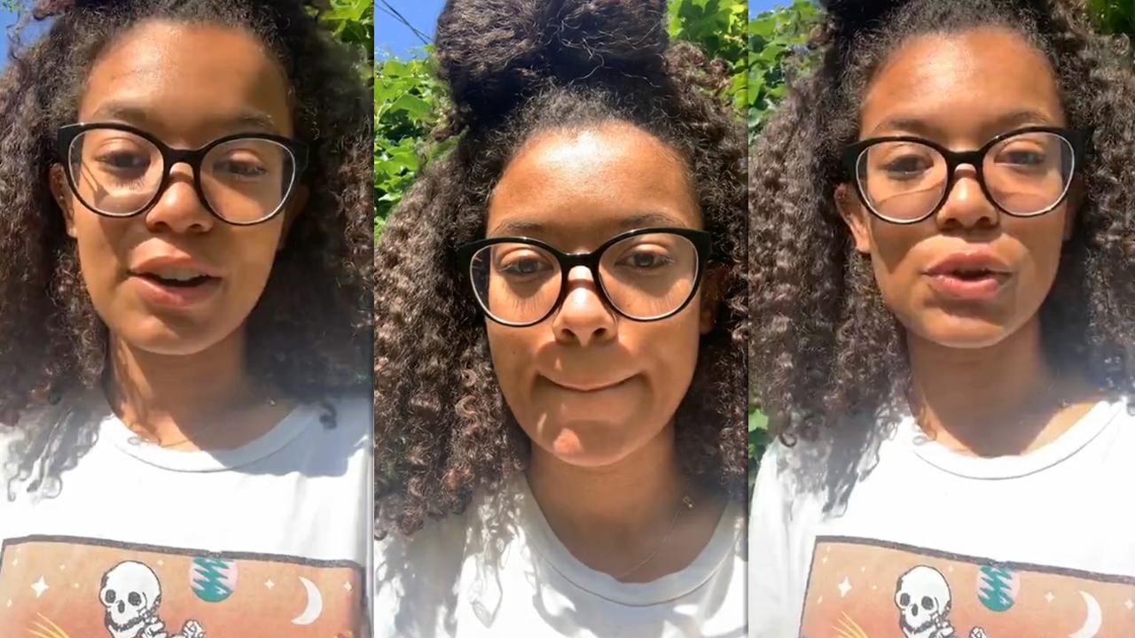 Jaz Sinclair's Instagram Live Stream from May 28th 2020.