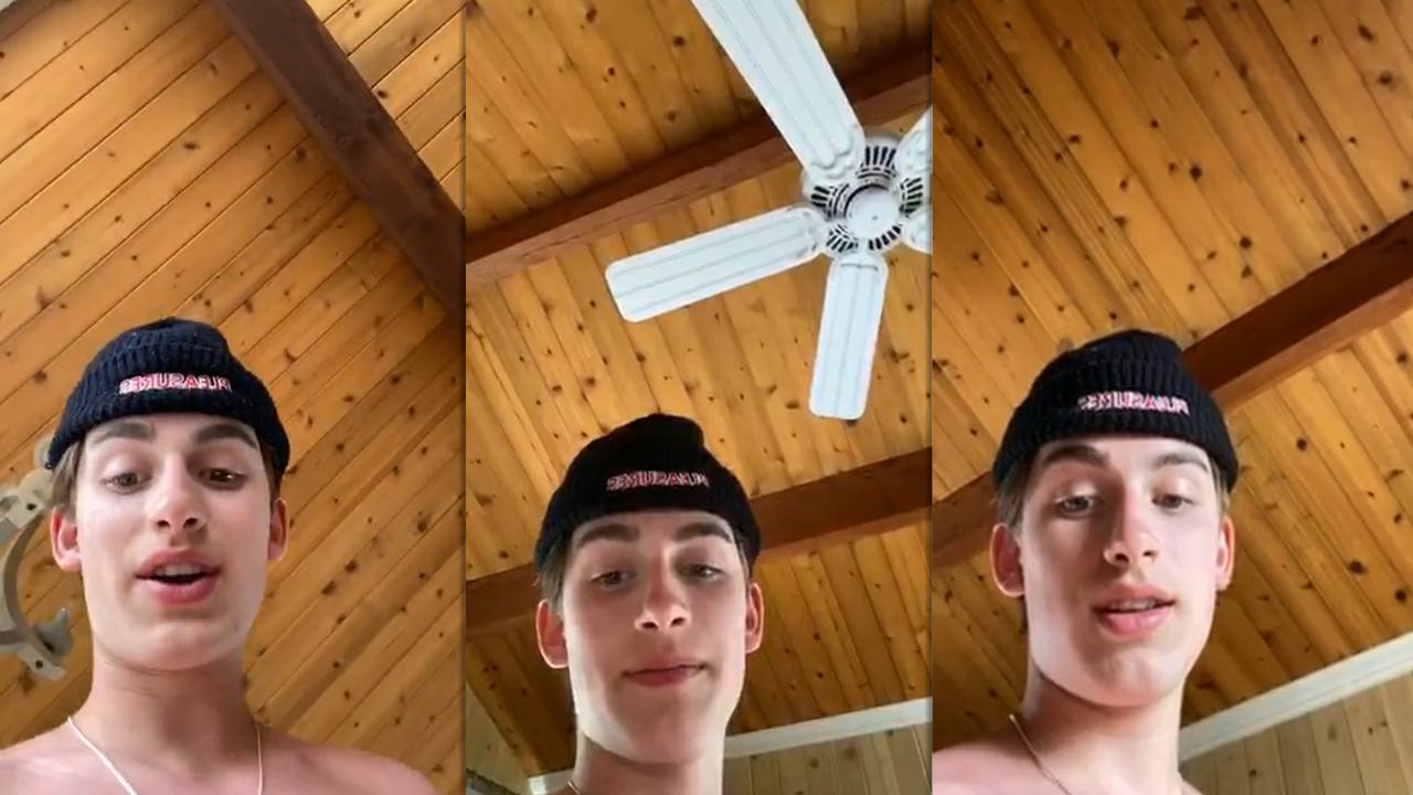 Johnny Orlando's Instagram Live Stream from May 17th 2020.