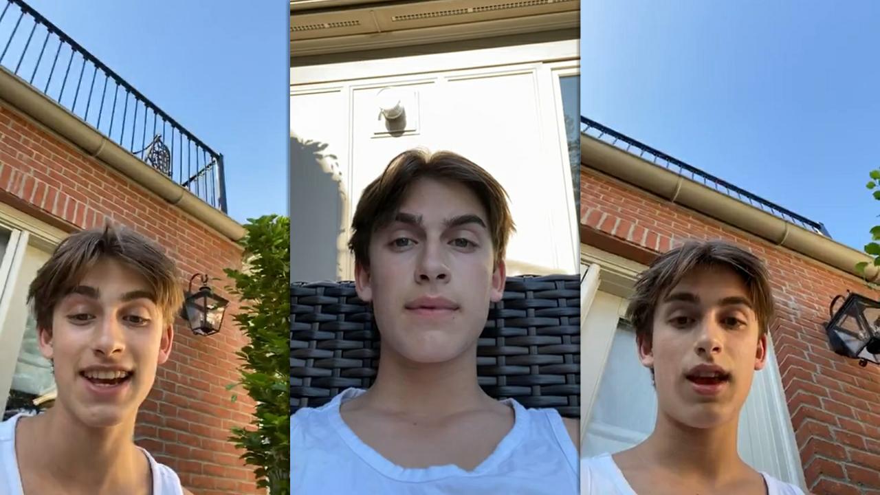 Johnny Orlando's Instagram Live Stream from May 26th 2020.