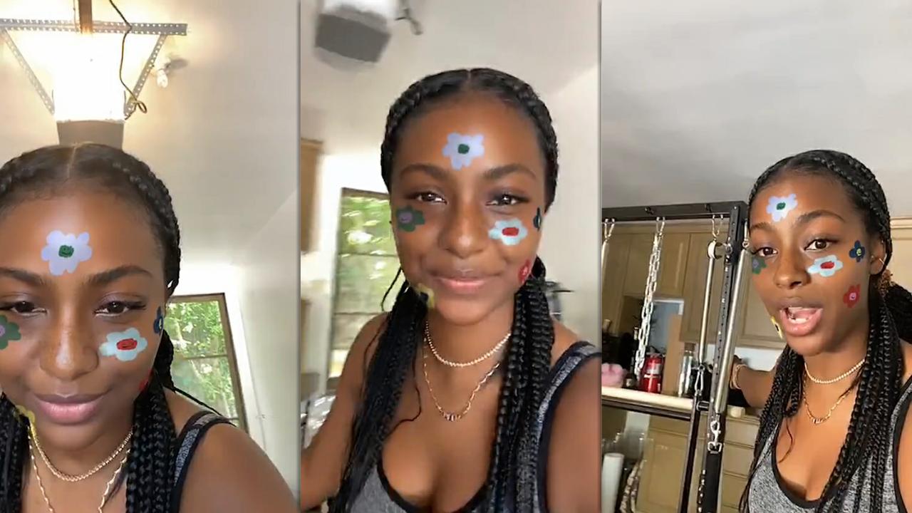 Justine Skye's Instagram Live Stream from May 20th 2020.
