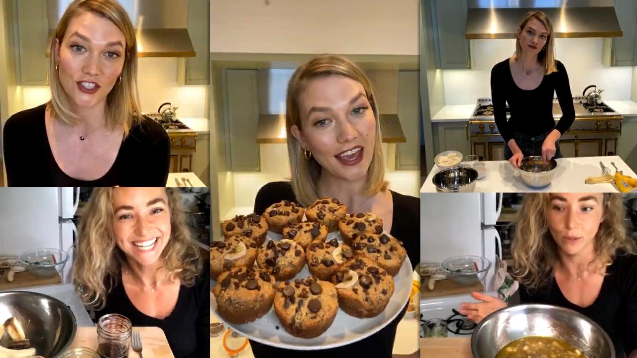 Karlie Kloss Instagram Live Stream from May 13th 2020.