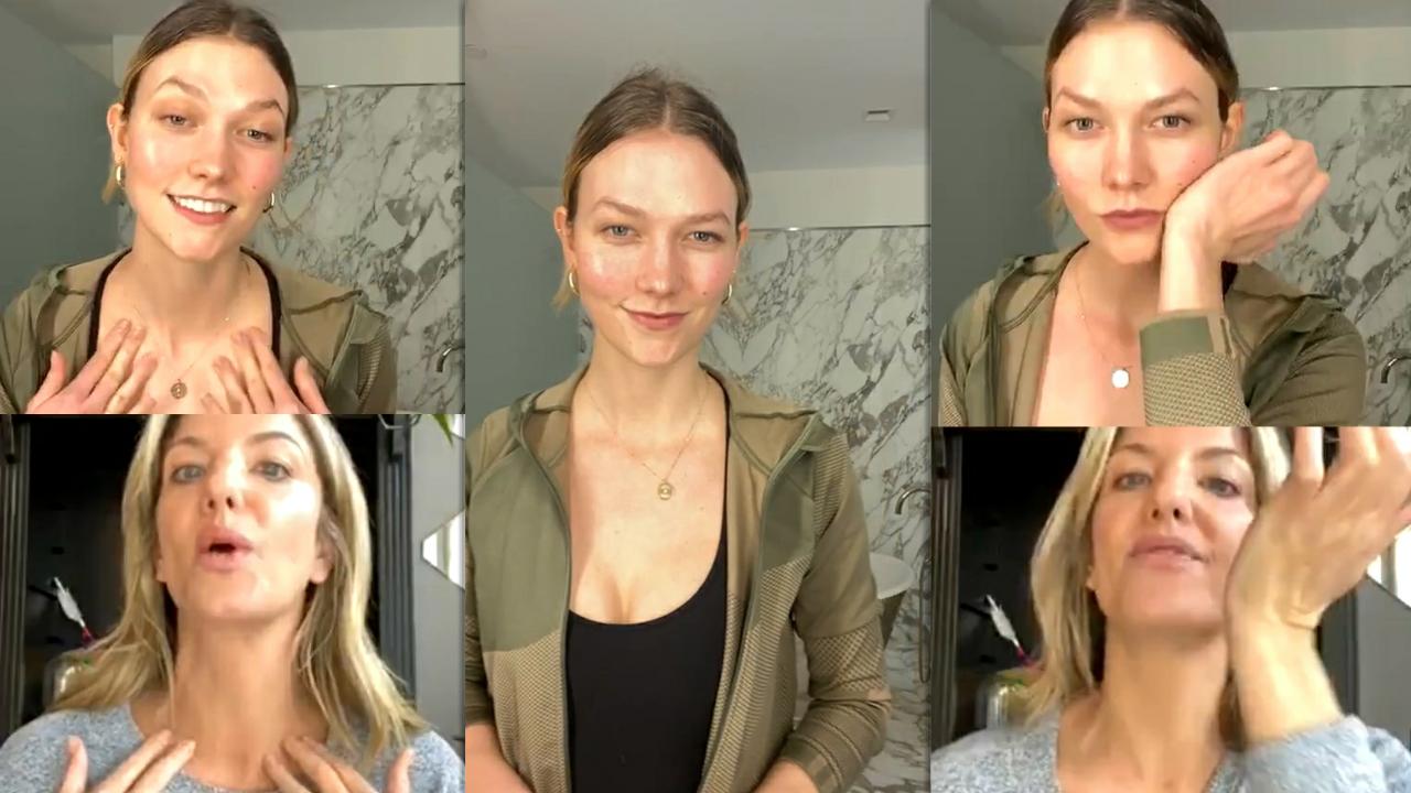 Karlie Kloss Instagram Live Stream from May 6th 2020.