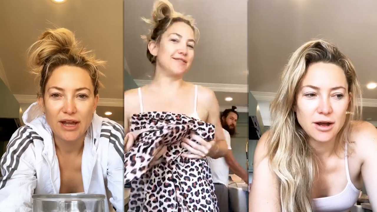 Kate Hudson's Instagram Live Stream from May 1st 2020.