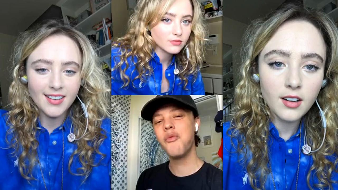Kathryn Newton's Instagram Live Stream from May 8th 2020.