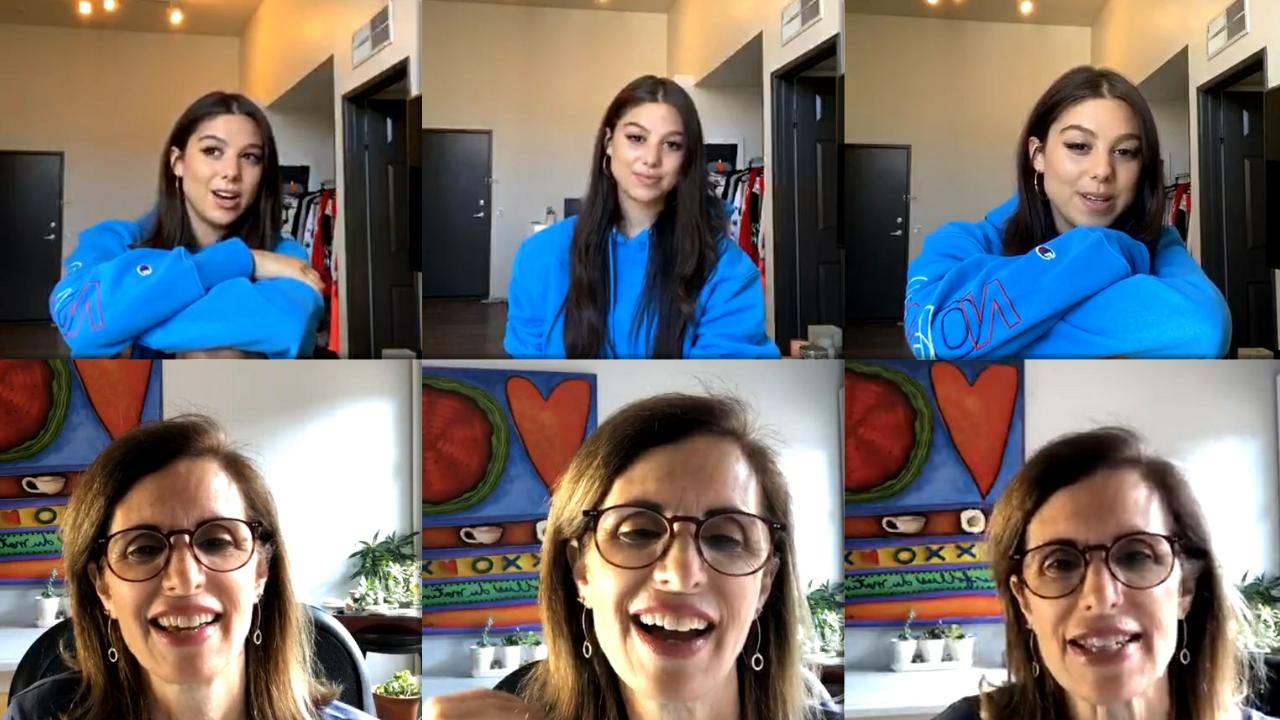 Kira Kosarin's Instagram Live Stream from May 19th 2020.