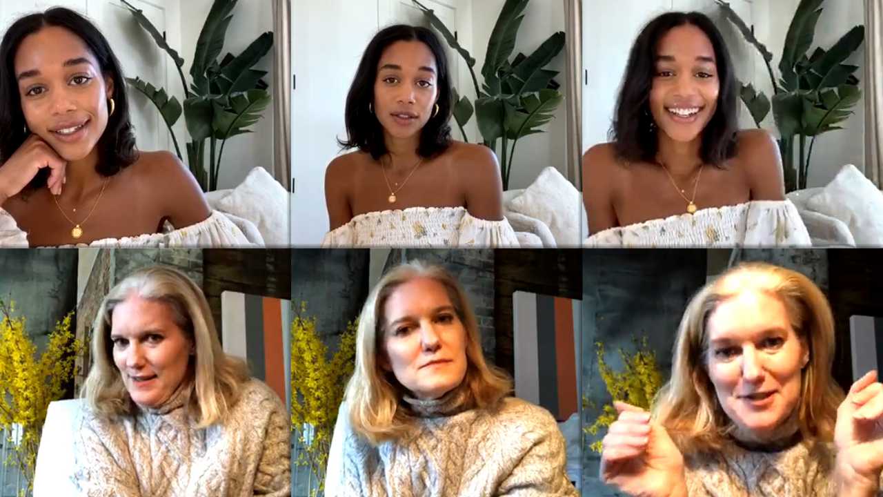 Laura Harrier's Instagram Live Stream from May 4th 2020.