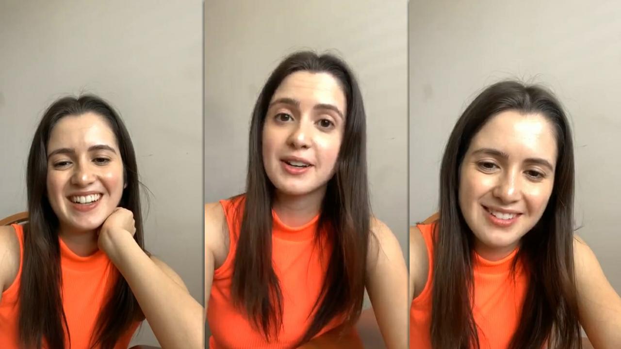 Laura Marano's Instagram Live Stream from May 13th 2020.