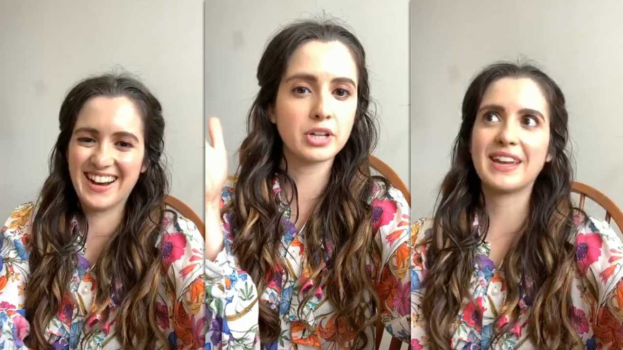 Laura Marano's Instagram Live Stream from May 15th 2020.