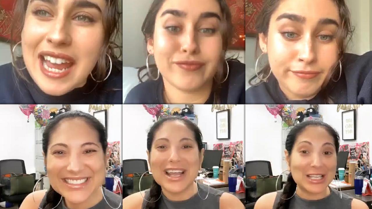 Lauren Jauregui's Instagram Live Stream from May 8th 2020.