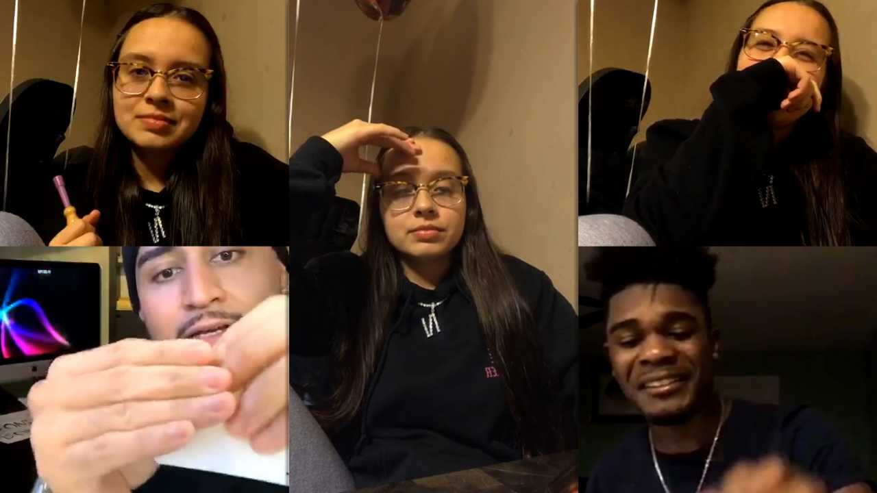 Dominique Adelise Melendez aka LIDDLENIQUE's Instagram Live Stream from May 28th 2020.