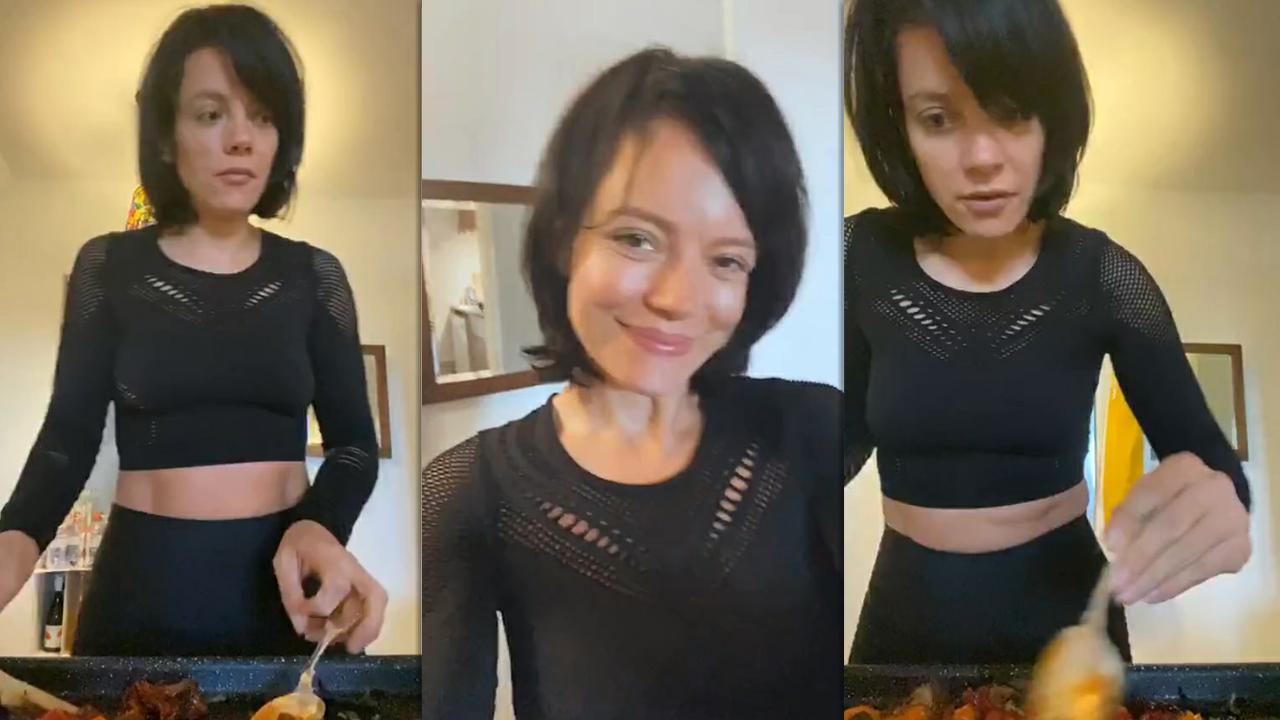 Lily Allen's Instagram Live Stream from May 15th 2020.