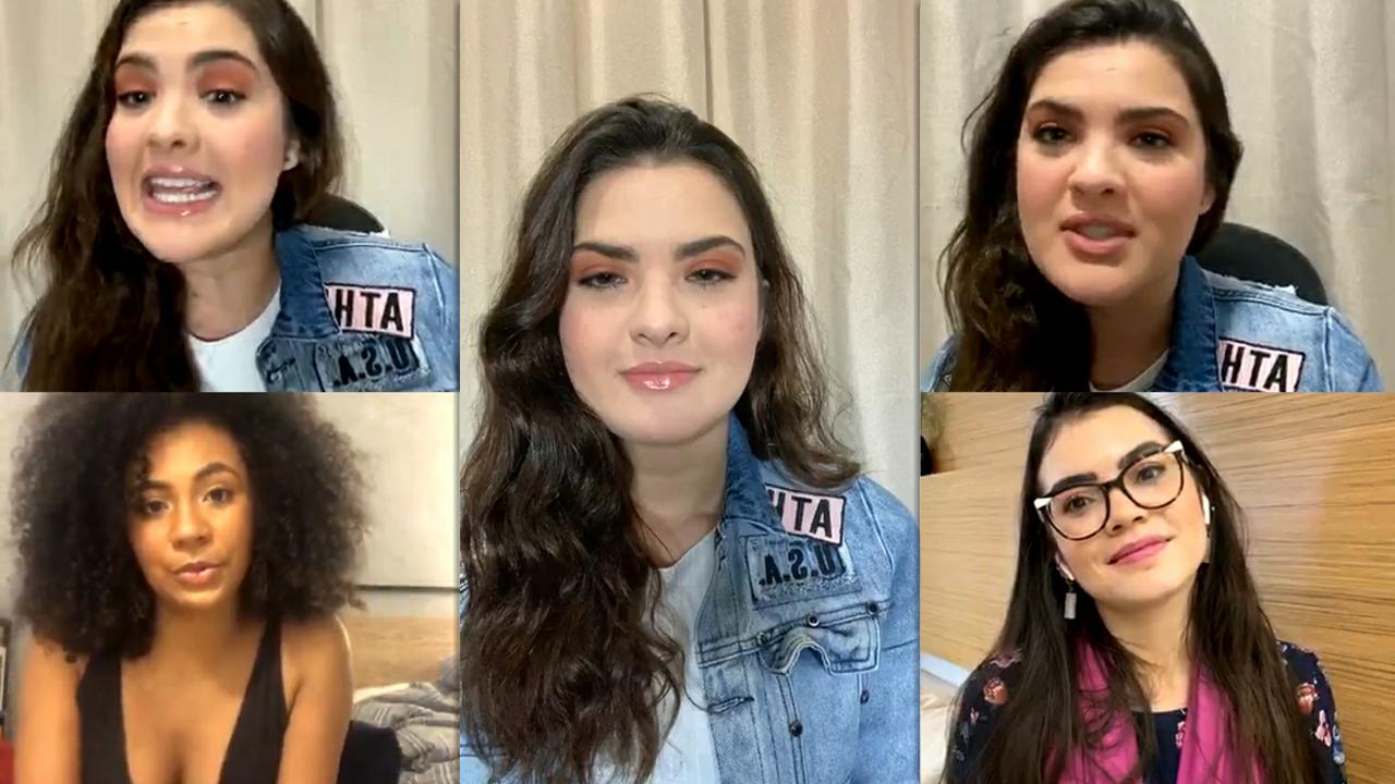 Lívia Inhudes' Instagram Live Stream from May 25th 2020.