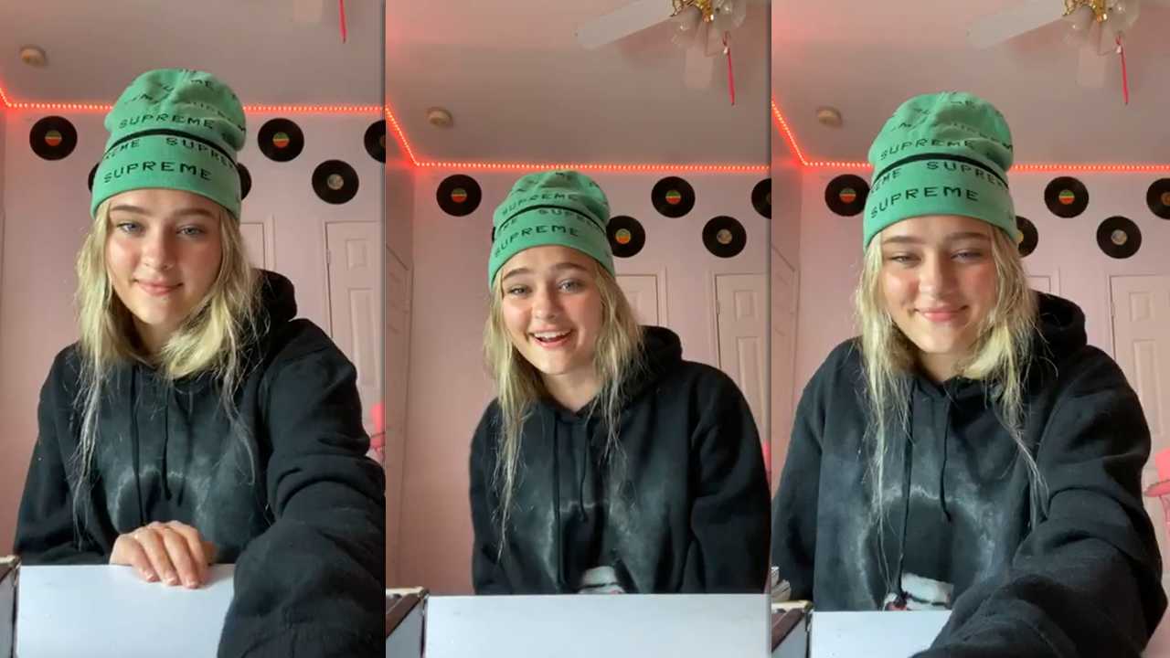 Lizzy Greene's Instagram Live Stream from May 25th 2020.