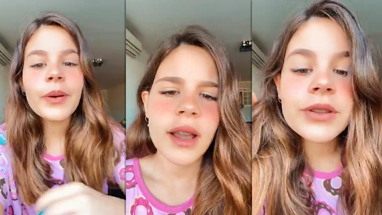 Luara Fonseca's Instagram Live Stream from May 11th 2020.