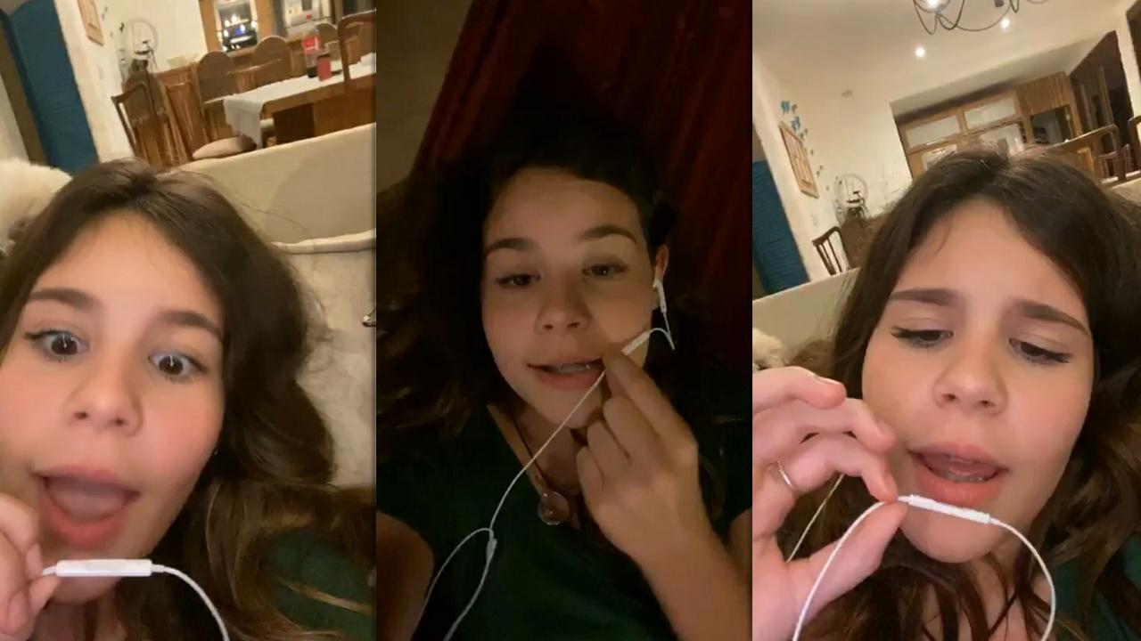 Luara Fonseca's Instagram Live Stream from May 30th 2020.