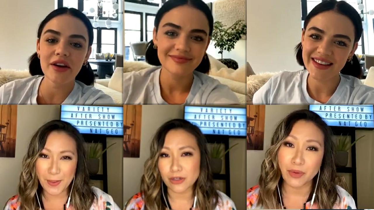 Lucy Hale's Instagram Live Stream from May 14th 2020.