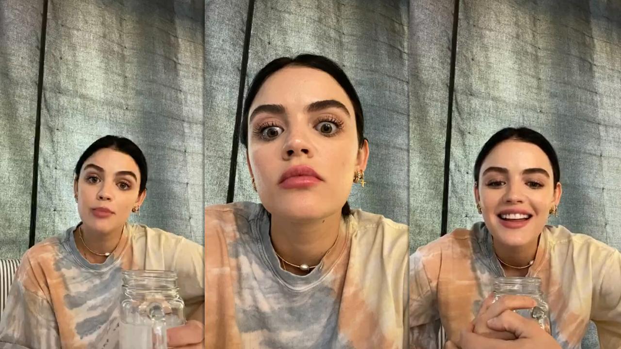 Lucy Hale's Instagram Live Stream from May 7th 2020.