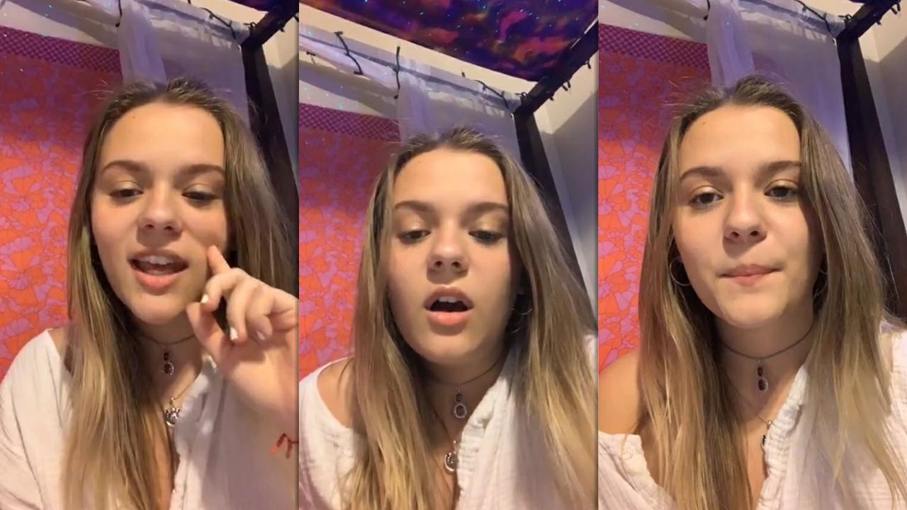 Maisy Stella's Instagram Live Stream from May 25th 2020.