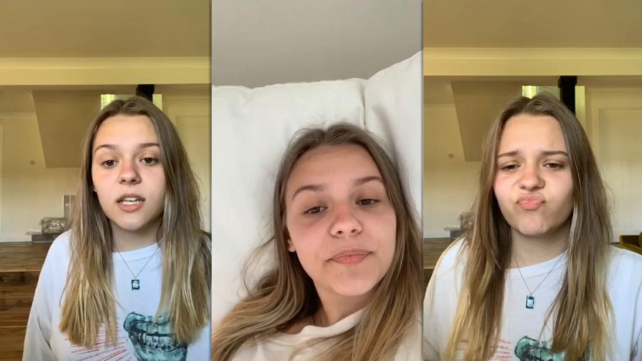 Maisy Stella's Instagram Live Stream from May 6th 2020.