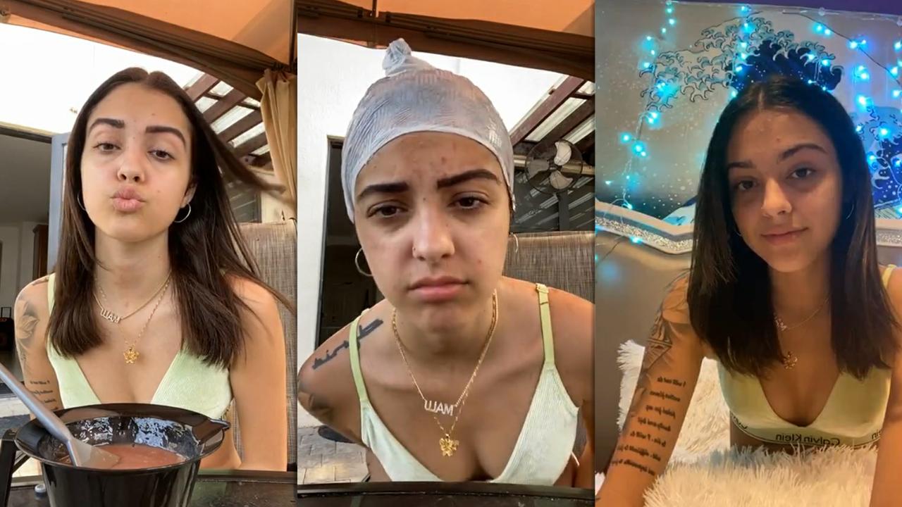 Malu Trevejo's Instagram Live Stream from May 12th 2020.