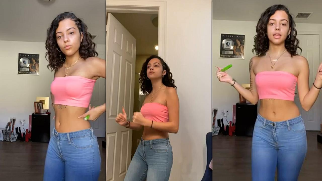 After malu before surgery and Malu Trevejo