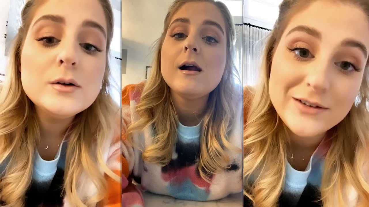 Meghan Trainor's Instagram Live Stream from May 4th 2020.