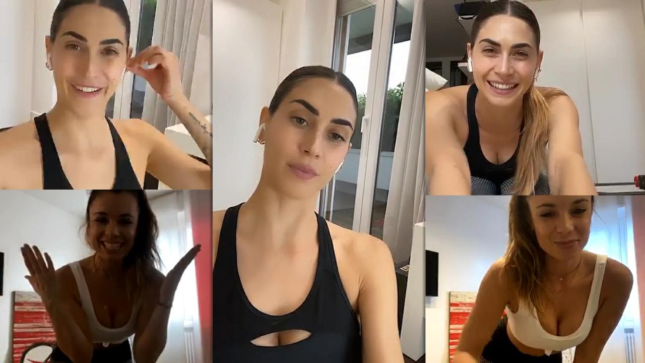 Melissa Satta's Instagram Live Stream from May 19th 2020.