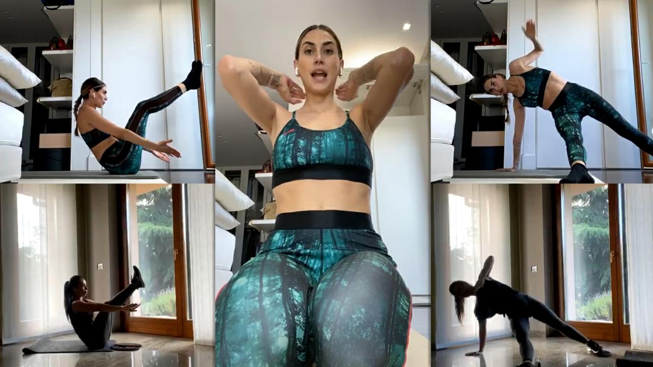 Melissa Satta's Instagram Live Stream from May 26th 2020.