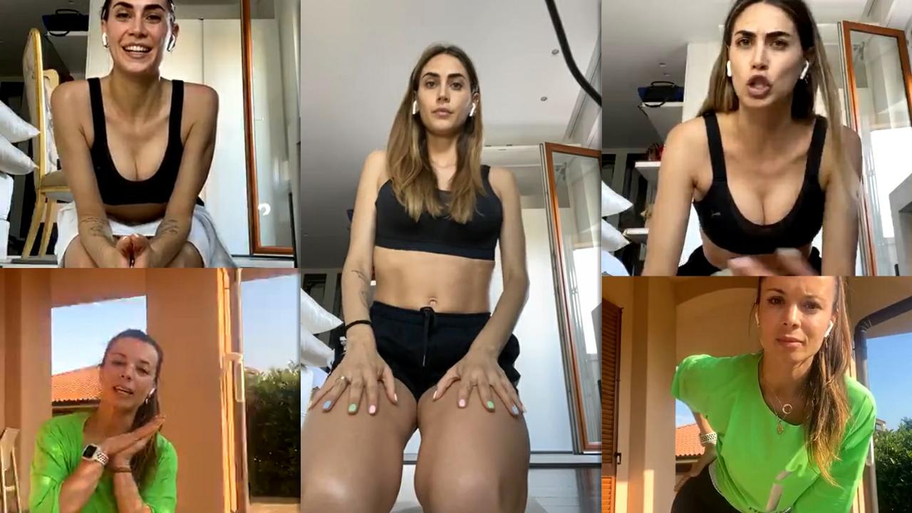Melissa Satta's Instagram Live Stream from May 28th 2020.