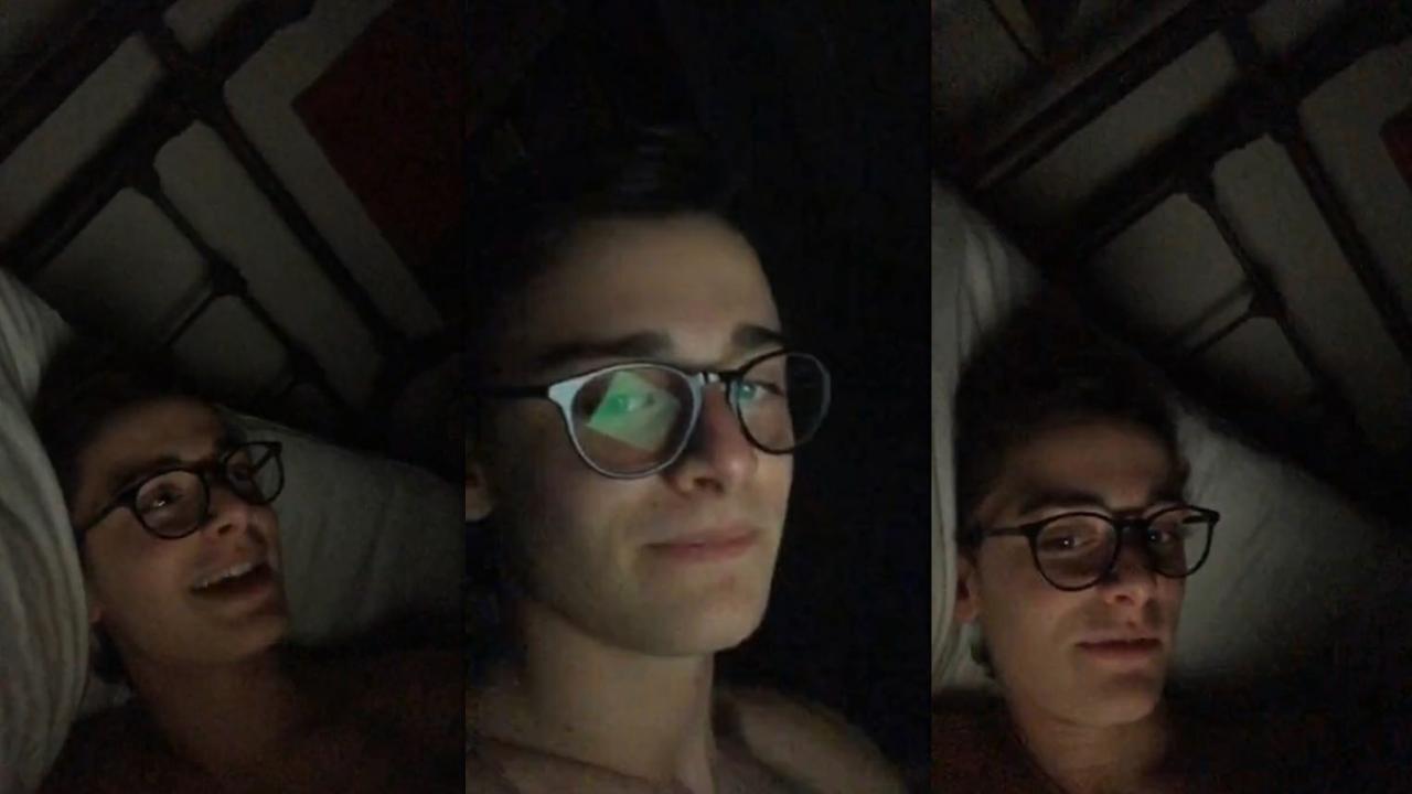 Noah Schnapp's Instagram Live Stream from May 19th 2020.