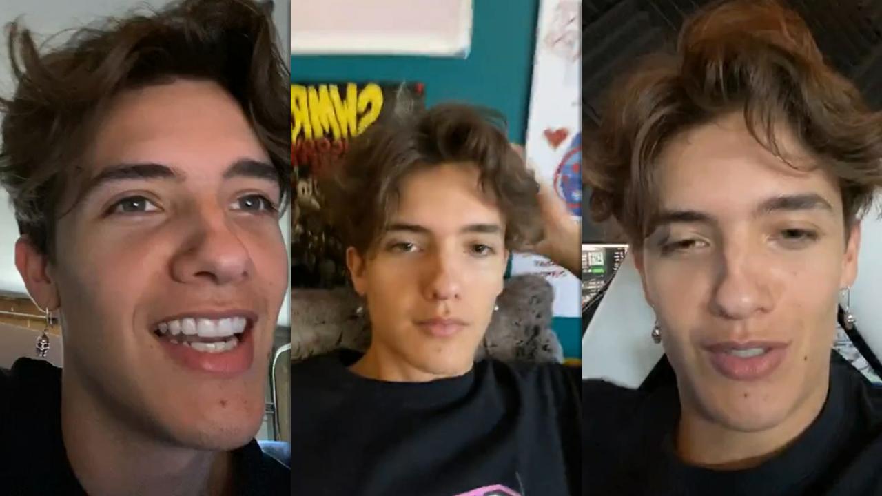 Noah Urrea's Instagram Live Stream from May 26th 2020.