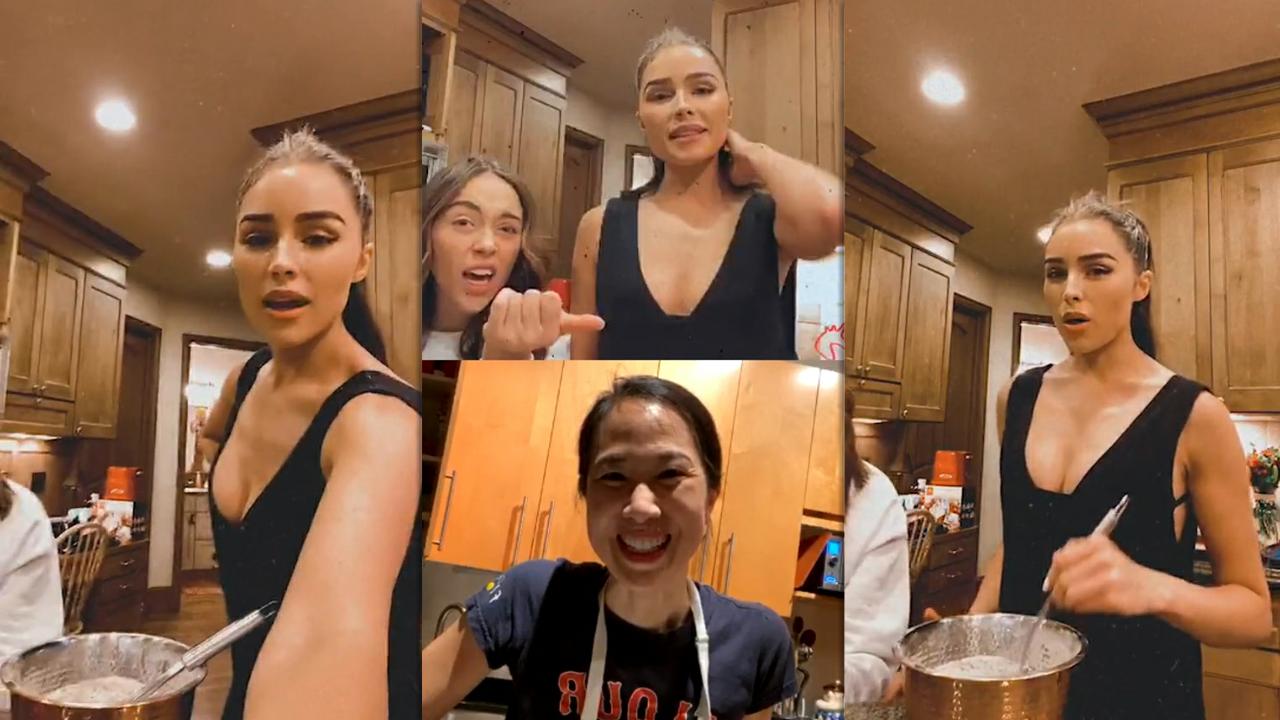 Olivia Culpo's Instagram Live Stream from May 24th 2020.