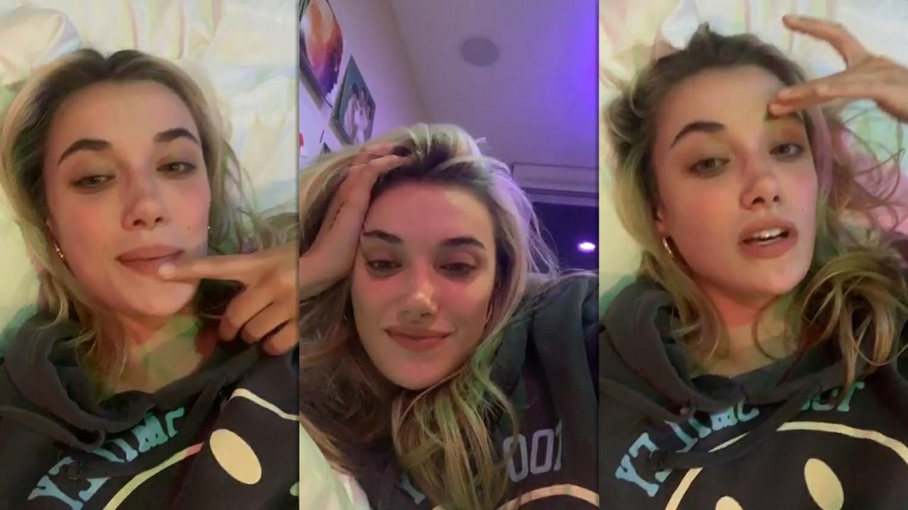 Olivia O'Brien's Instagram Live Stream from May 13th 2020.