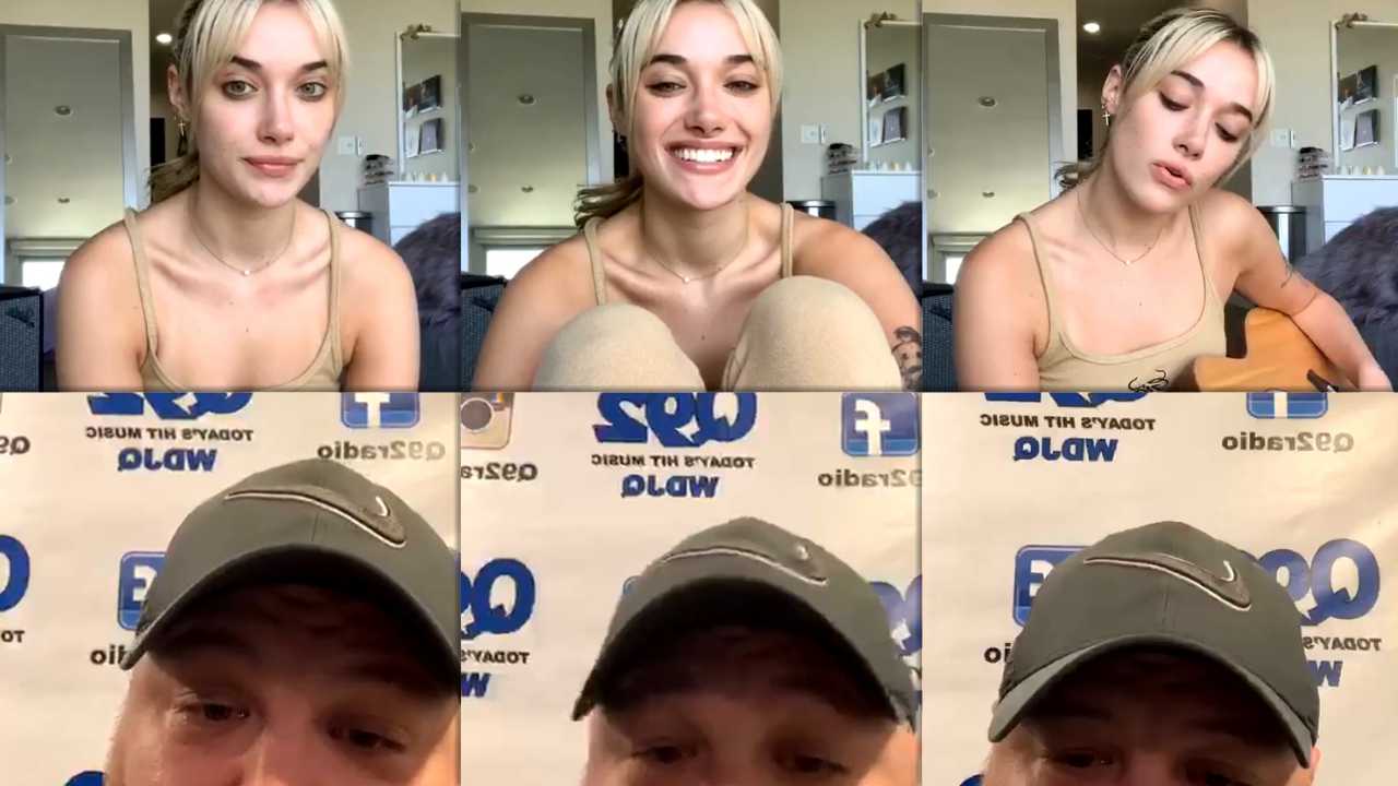 Olivia O'Brien's Instagram Live Stream from May 15th 2020.