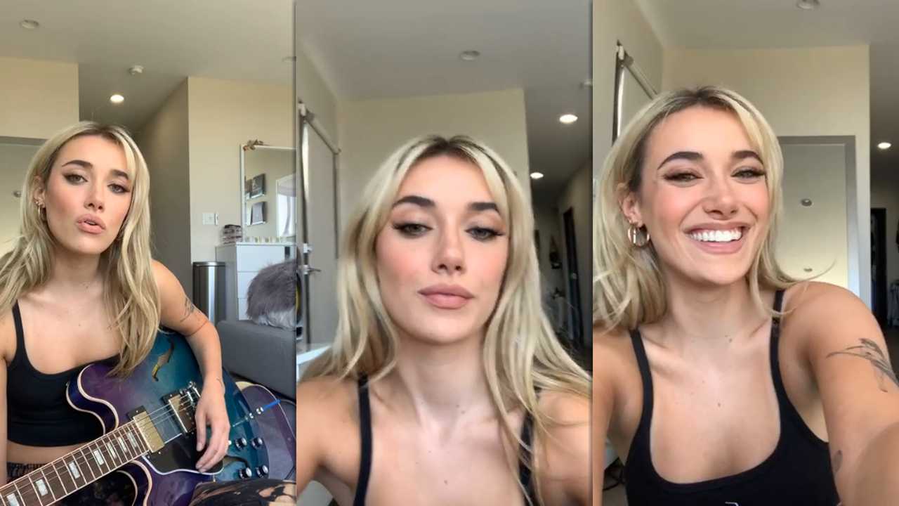 Olivia O'Brien's Instagram Live Stream from May 28th 2020.