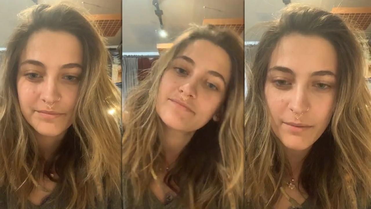 Paris Jackson's Instagram Live Stream from May 11th 2020.