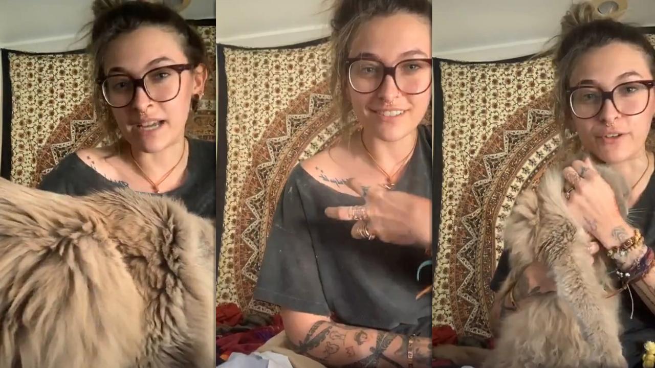 Paris Jackson's Instagram Live Stream from May 20th 2020.