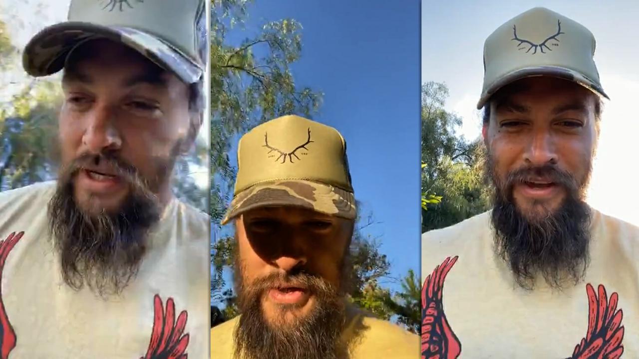 Jason Momoa's Instagram Live Stream from May 12th 2020.