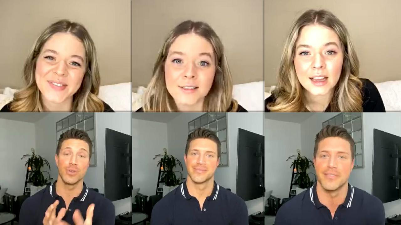 Sasha Pieterse's Instagram Live Stream from May 14th 2020.