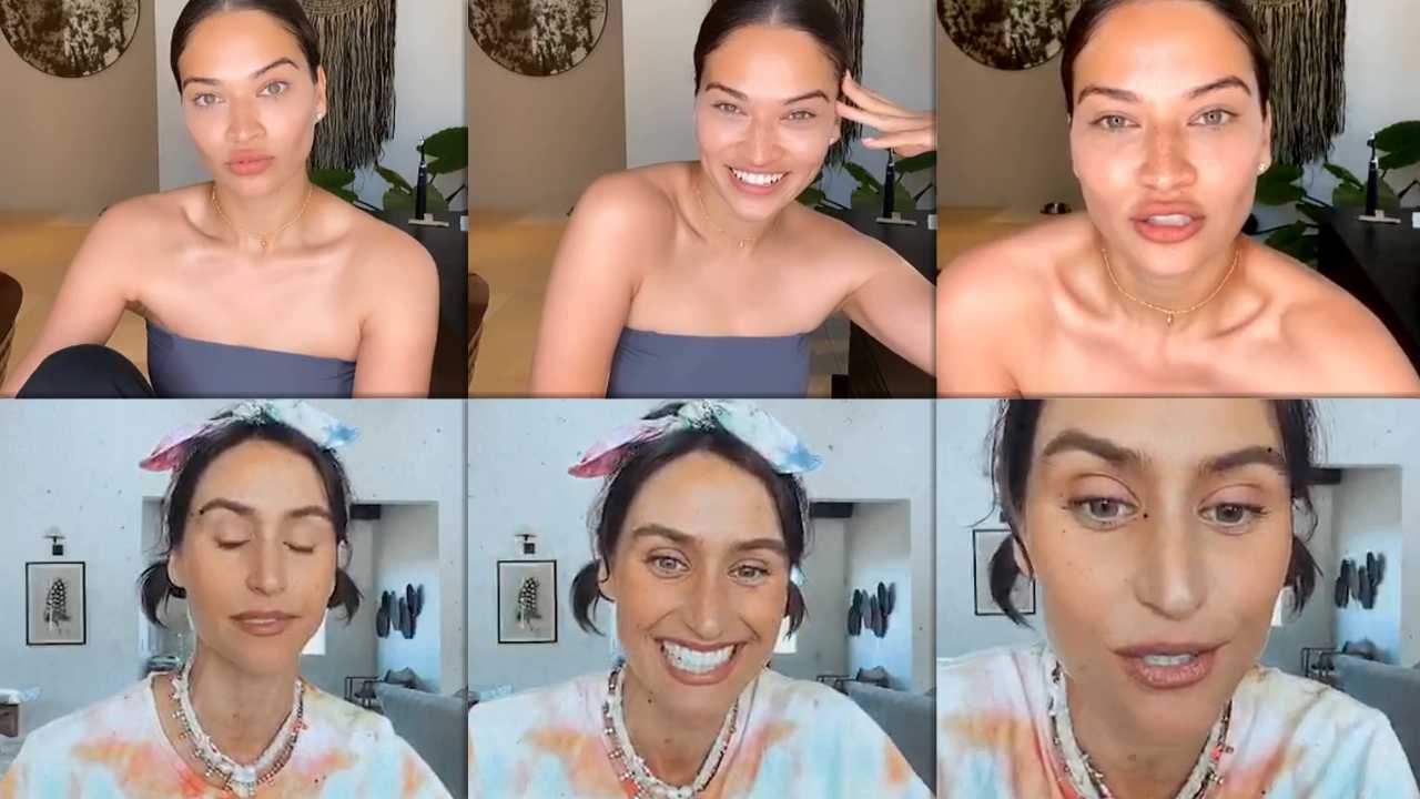 Shanina Shaik's Instagram Live Stream from May 21th 2020.