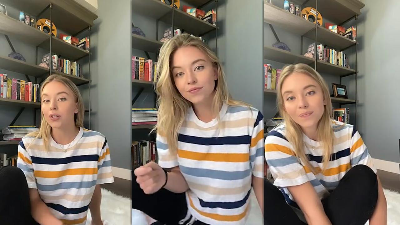 Sydney Sweeney's Instagram Live Stream from May 21th 2020.
