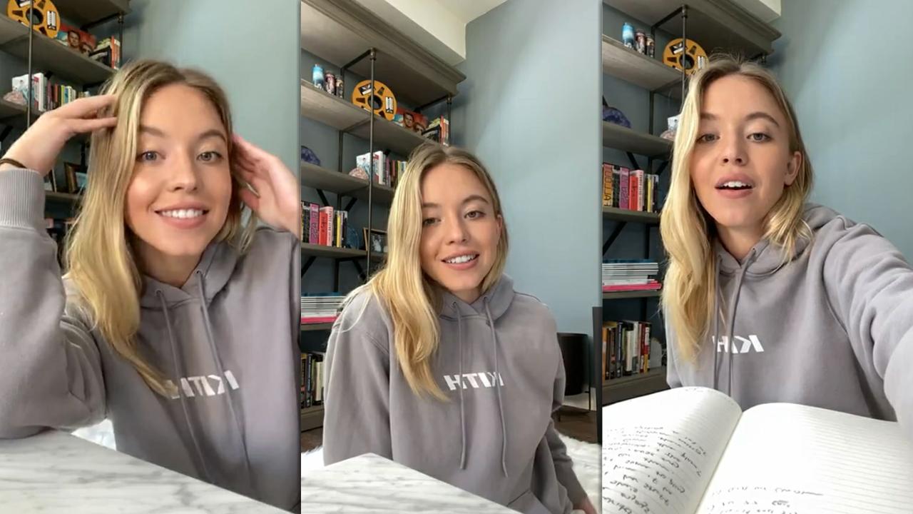 Sydney Sweeney's Instagram Live Stream from May 7th 2020.