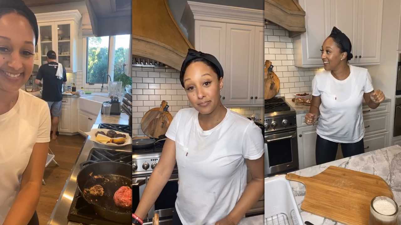 Tamera Mowry's Instagram Live Stream from May 1st 2020.