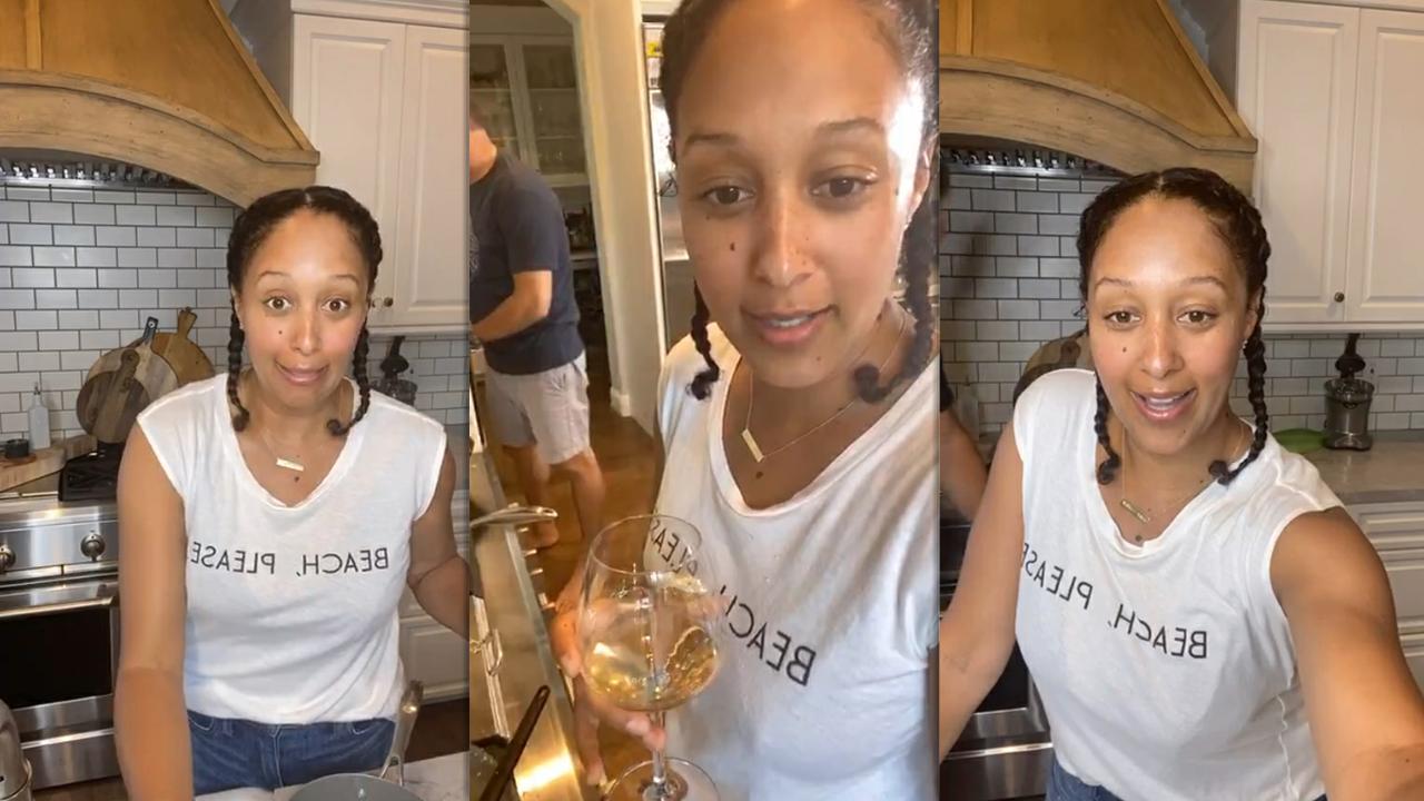 Tamera Mowry's Instagram Live Stream from May 21th 2020.