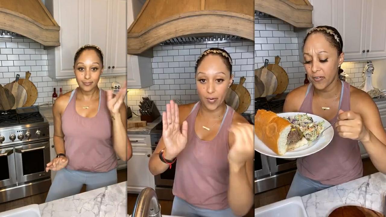Tamera Mowry's Instagram Live Stream from May 22th 2020.
